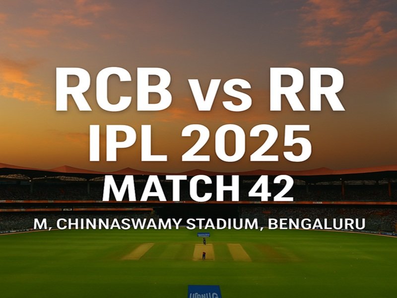  RCB Eye Chinnaswamy Revival as RR Tinker with Tactics in Crucial Clash